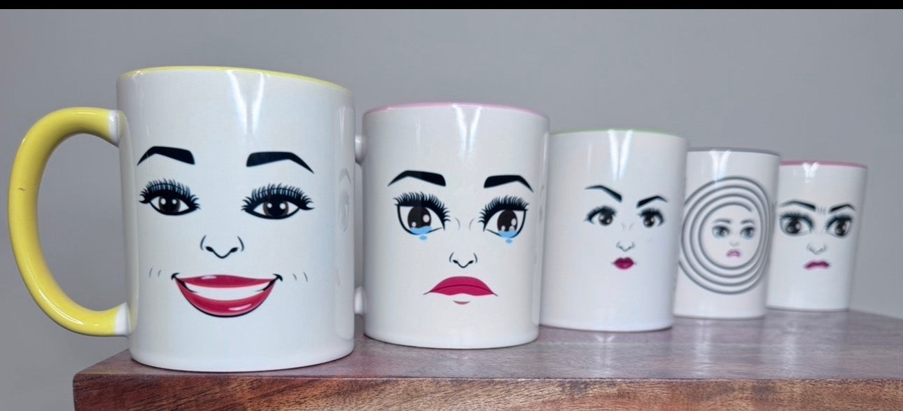 MoodieTudes™ Complete Mug Set – All 5 Moods